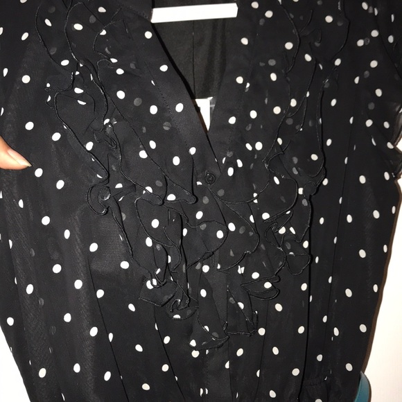 Polka Dot Ruffle Dress - Picture 3 of 3